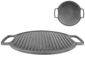 Плато двухстороннее круглое гриль Brizoll 36см U36G