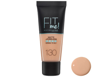 Тональный крем матирующий Maybelline New York "Fit me Matte+poreless normal to oily" тон 130 30мл