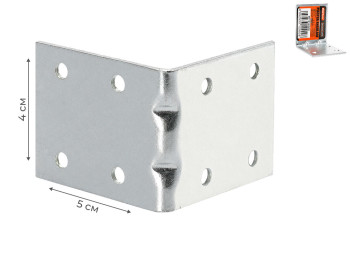Уголок крепежный Emi Tools, металл, 5×5×4см