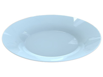Тарілка супова Luminarc Plumi Paradise Blue, 22см, 0883314017939