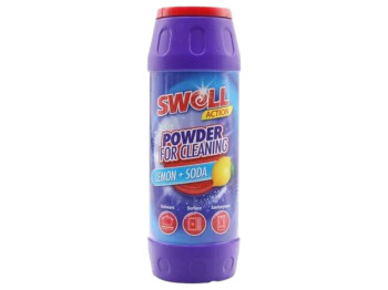 Порошок для чистки Swell Lemon+Soda, для удаления жира, налета, без хлора, 500г