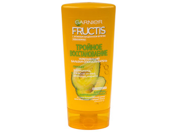 Бальзам-ополіскувач Garnier Fructis "Потрійне відновлення" для пошкодженого волосся 200мл