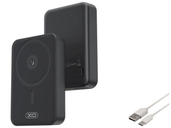 Power Bank XO PR231 Magnetic 15W wireless charging+PD20W 10000mAh Цвет Черный