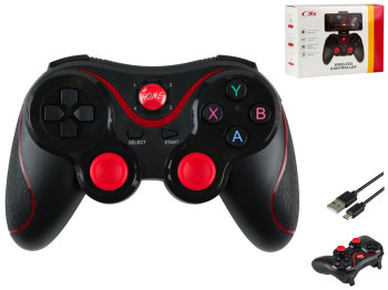 Геймпад-Контролер C8S + Держатель Цвет Черно-красный
