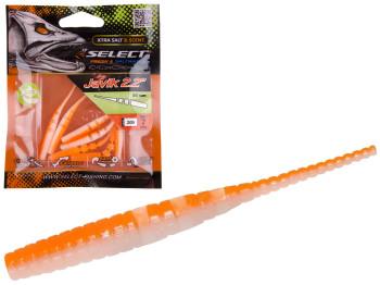 Приманка силиконовая съедобная Select Javik 2,2" col.209 55мм (цена за упаковку 7шт)