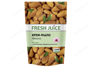 Крем-мыло жидкое Fresh Juice дой-пак с увлажняющим миндальним молочком Almond миндаль 460мл