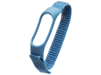 Ремешок для Xiaomi Mi Band 3 / 4 Nylon Цвет Синий