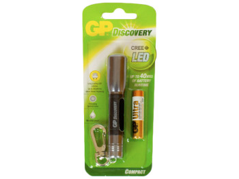 Ліхтар ручний GP Discovery з кільцем для використання в якості брелка