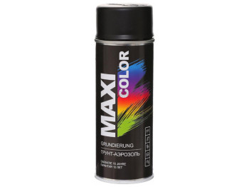 Грунт-аэрозоль универсальный MAXI COLOR 400мл (цвет черный)