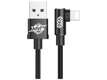Кабель Baseus MVP Elbow CALMVP Lightning 1.5A 2m Колір Чорний, A01