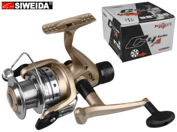 Котушка Siweida "Reel C4A" 1bb металева шпуля з додатковою пластиковою шпулею