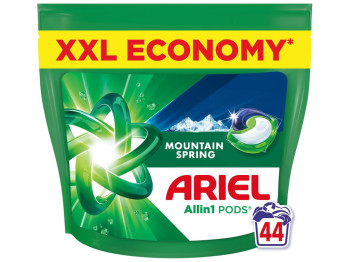 Капсулы для стирки Ariel PODS All-in-1 универсальные Горный источник, 44шт