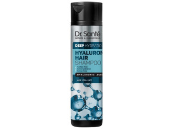 Шампунь для волос Dr. Sante Hyaluron Deep Hydration, с гиалуроновой кислотой и алоэ вера, 250мл
