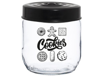 Банка Herevin Jar-Black Cookies, 425мл, 8699038109971