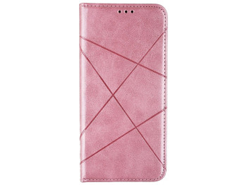 Чехол-книжка Business Leather для Samsung Galaxy A02s Eur Ver Цвет Розовый