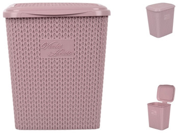 Кошик для порошку Violet House Виолетта Powder, з кришкою, 8л, 8690066193215