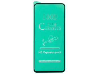 Защитное стекло Film Ceramic for Xiaomi Redmi Note 10 / 10s  без упаковки Цвет Чёрный