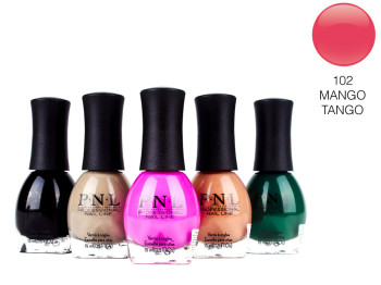 Лак для ногтей P.N.L №102 MANGO TANGO 15мл