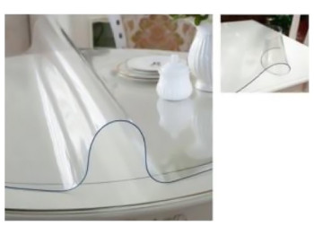 Клейонка Crystal рідке скло, 0,4мм x 1,5x20м