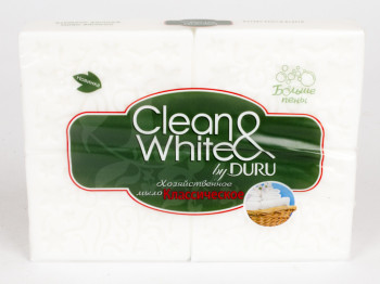 Мило господарське "Duru - Clean & White Classic" (ціна за 4 шматки по 125г)