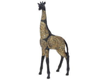 Декоративная фигура Жираф, 51см, цвет - черный с золотом