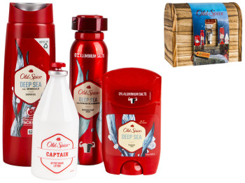 Набір подарунковий чол. Old Spice (Аероз.дез.150мл+Тверд. дез. 50мл+Гель д.душа 250мл+Лосьйон 100мл)