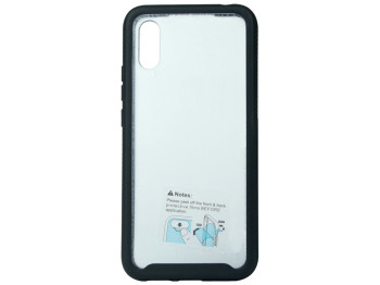 Чехол Shockproof Black Frame+ Transparent Back для Xiaomi Redmi 9A 4G Цвет 18, Black