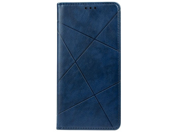 Чехол-книжка Business Leather для Realme Q3t Цвет Синий