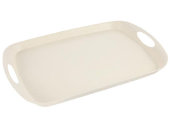 Поднос FANCY HOME 44х30см, сливочный 01745