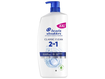 Шампунь Head & Shoulders 2 в 1 Основной уход, против перхоти, 800мл