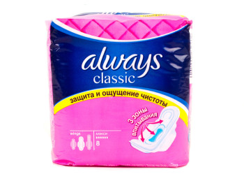 Прокладки Always "Classic Maxi Single" 8шт 5капель