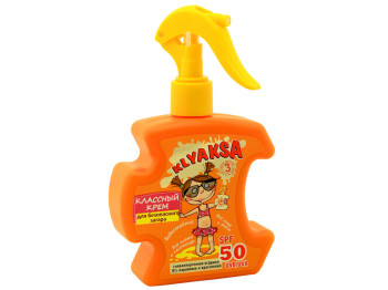 Крем для безпечної засмаги дитячий SPF50 KLYAKSA "Класний" 200мл