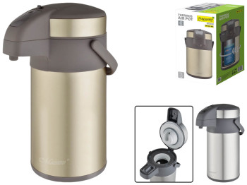 Термос с воздушной помпой Maestro, 4л