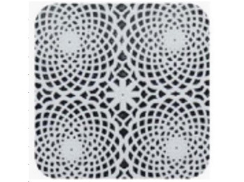 Клейонка Lace, ПВХ, 1,37×20м, колір білий, дизайн Spiral (ціна за рулон)