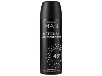 Мужской дезодорант-антиперспирант Biocura Man Defense, 48 часов защиты, 200 мл