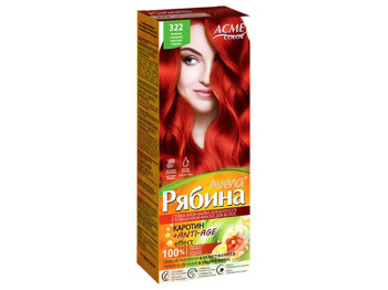 Крем-фарба для волосся Acme-Color Рябина Avena червона горобина тон 322