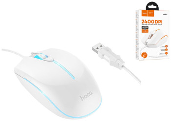 USB Миша Iгрова Hoco GM37 Wonderful gaming luminous Колір Білий