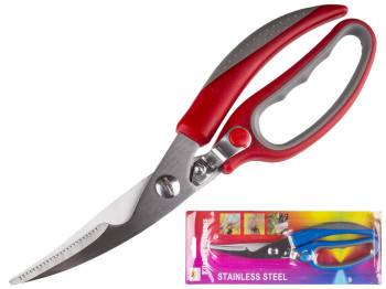 Секатор кухонный с ручкой SoftTouch 25,5см (цвета ассорти)