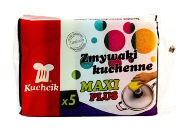 Набір губок для посуду Kuchcik "Maxi Plus" 5шт. 7x3x10