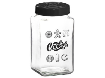 Банка Herevin Cookies, квадратна, 2л, 8699038091030