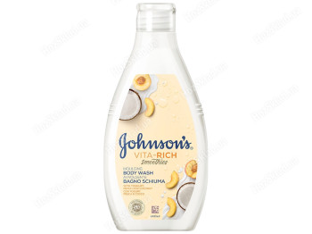 Гель-смузи для душа Johnson's Body Care Vita-Rich с йогуртом, кокосом и экстрактом персика 750мл