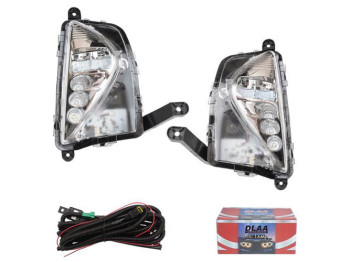 Фары дополнительные модель Toyota Prius XW50 2015-22 (TY-938-LED FOG+DRL)