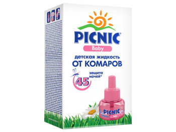 Жидкость от комаров детская Picnic Baby 30мл 45 ночей