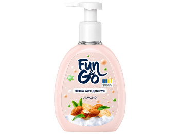 Пенка-мус для рук Fun&Go Almond, с экстрактом миндаля, 300 мл