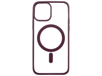 Чехол Color+MagSafe для iPhone 12/12 Pro Цвет 07, Bordo