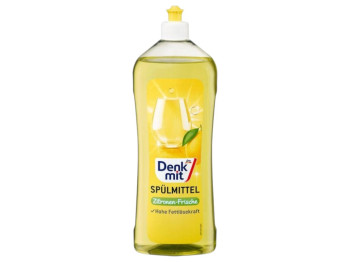 Средство для мытья посуды Denkmit Zitronen Frische, с ароматом лимона, 1л