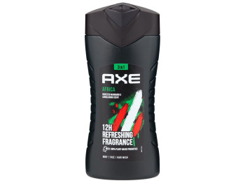 Гель для душу чоловічий Axe Africa 3в1, 250мл