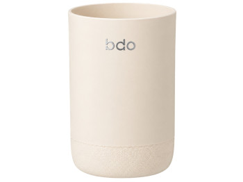 Склянка для зубних щіток BDO, поліпропилен, 7,2×10 см, бежева