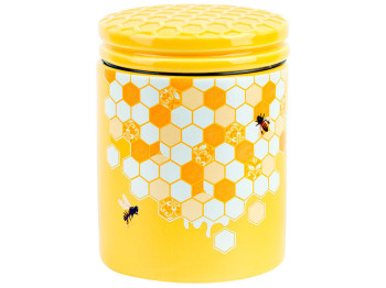 Банка керамическая с крышкой Honey, 650мл