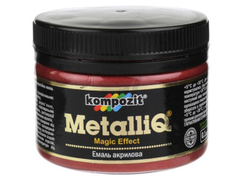 Емаль акрилова MetalliQ "Червоне вино" 0,1л
